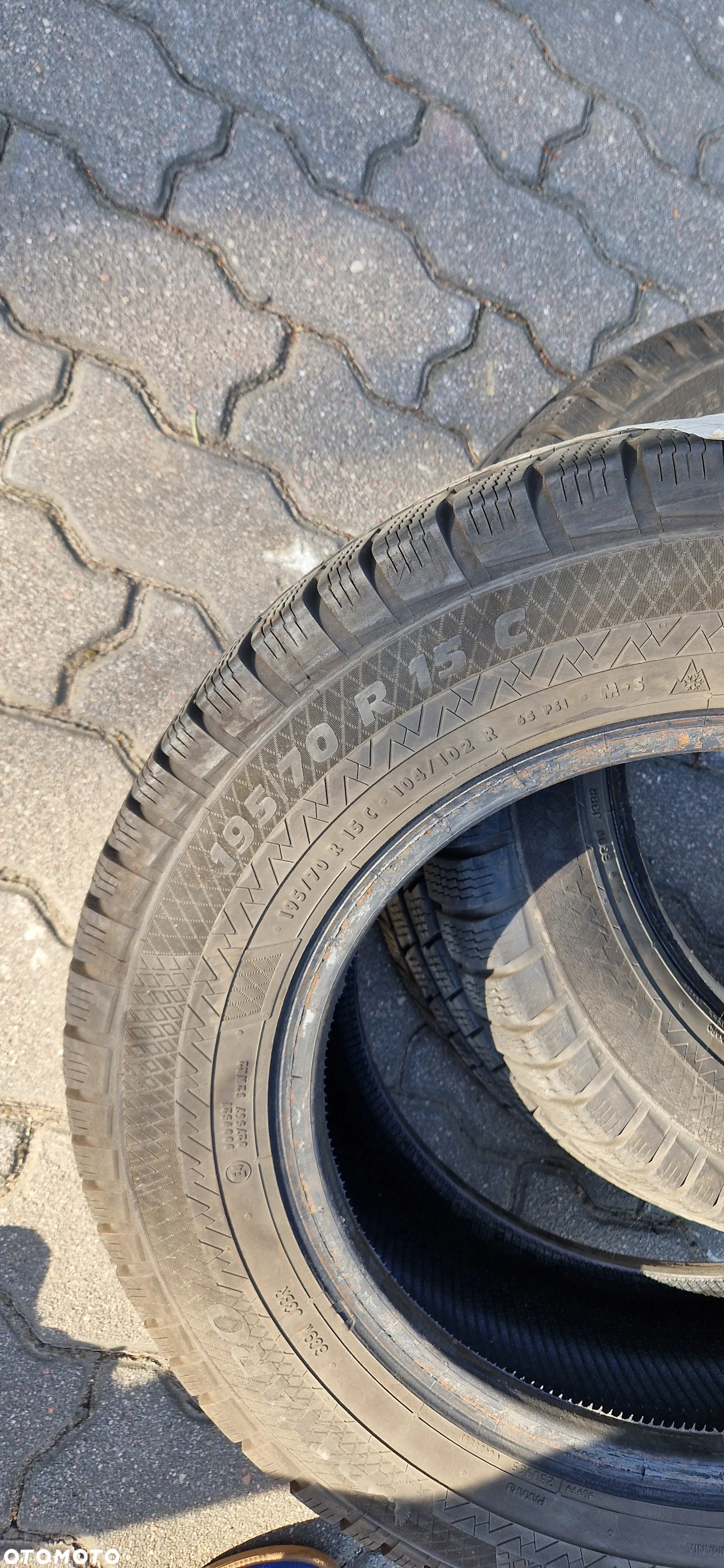 Opony 2x195/70/R15 C opony dostawcze Zimowe Paxaro V An Winter 104/102 R - 5
