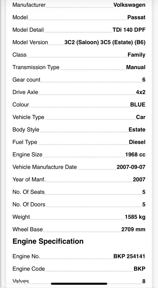 VW Passat B6 silnik 2.0 Diesel 140KM BKP kompletny film video - 10