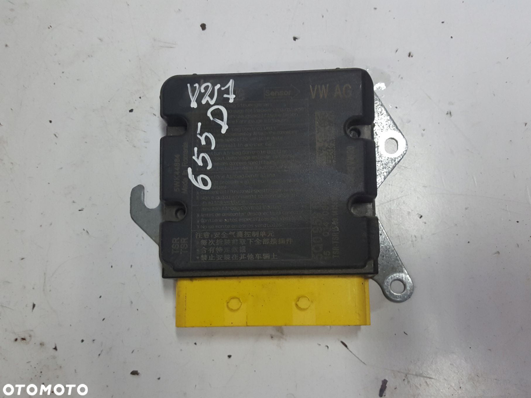 VW GOLF 7 VII SPORTSVAN 14r- MODUŁ SENSOR PODUSZEK AIRBAG 5Q0959655D - 1