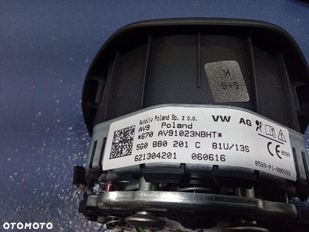 VW PASSAT B8 DESKA ROZDZIELCZA PODUSZKI PASY 3G1857003AL KPL - 7