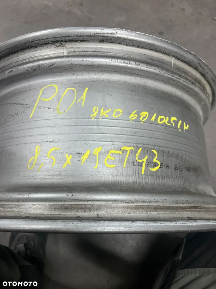 P01 Felga Aluminiowa Audi A4 B8 4k0601025CN 8,5x19et43 Rotor - 8