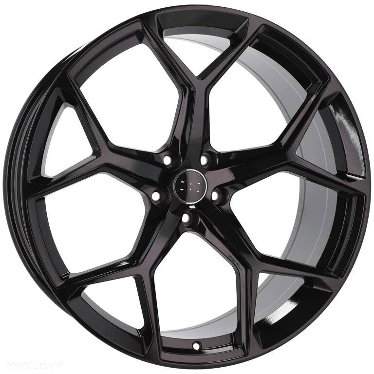 4x Felgi 22 5x112 m.in. do AUDI Q7 4M Q8 4M RS6 C7 S8 D4 SQ7 SQ8 Czarne Półmatowe - I5598 - 8