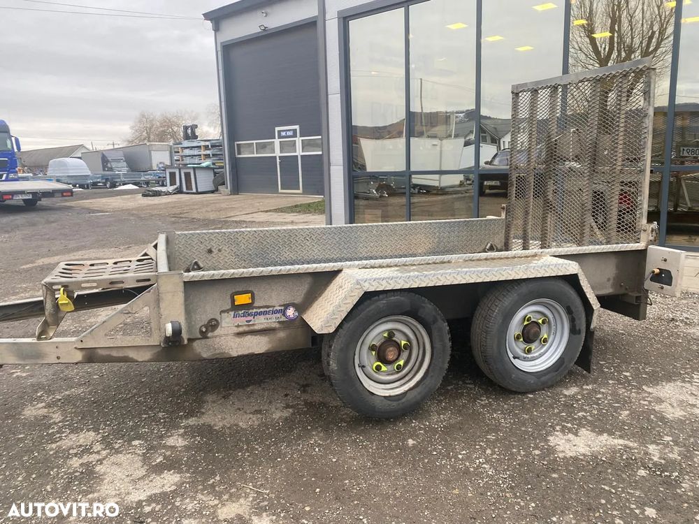 Alta Remorca Transport utilaje  2 axe 2700 kg 2,5m/1.25m - 7