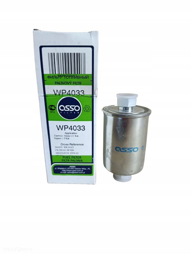 ASSO WP4033 FILTR PALIWA DAEWOO CHEVROLET CADILLAC WK612/2 PP859 FPW-02 - 3