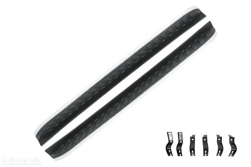 Estribos Ford Ranger T6 Cabine Dupla (2011 a 2020) - 1