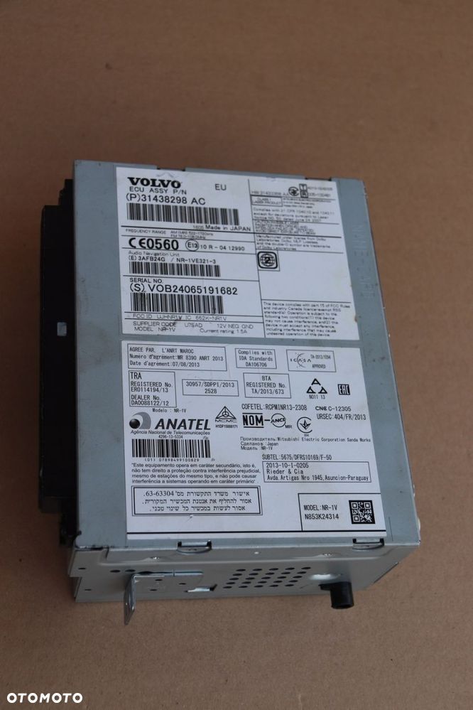 VOLVO V70 S80 XC70 V60 S60 XC60 RADIO CZYTNIK NAWIGACJA GPS 31438298 - 1