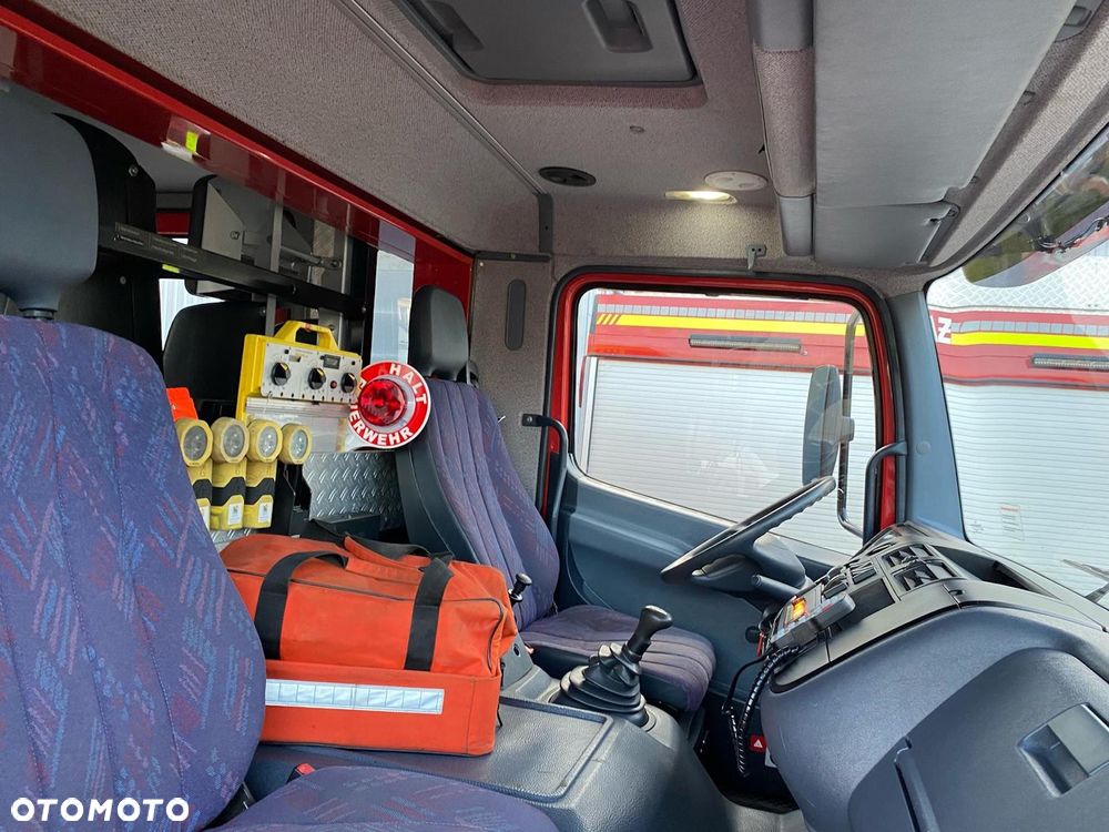 Mercedes-Benz Straż pożarna pojazd pożarniczy MERCEDES ATEGO 4x4 GBA średni terenowy uterenowiony blokady mosty reduktor maszt oświetleniowy - 9