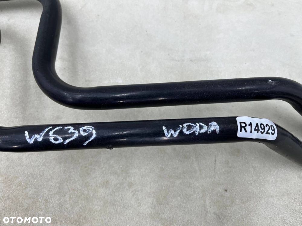 Rura Mercedes Vito Viano w639 03-14r. przewód wąż wody tylnej nagrzewnicy WERSJA OSOBOWA - 9