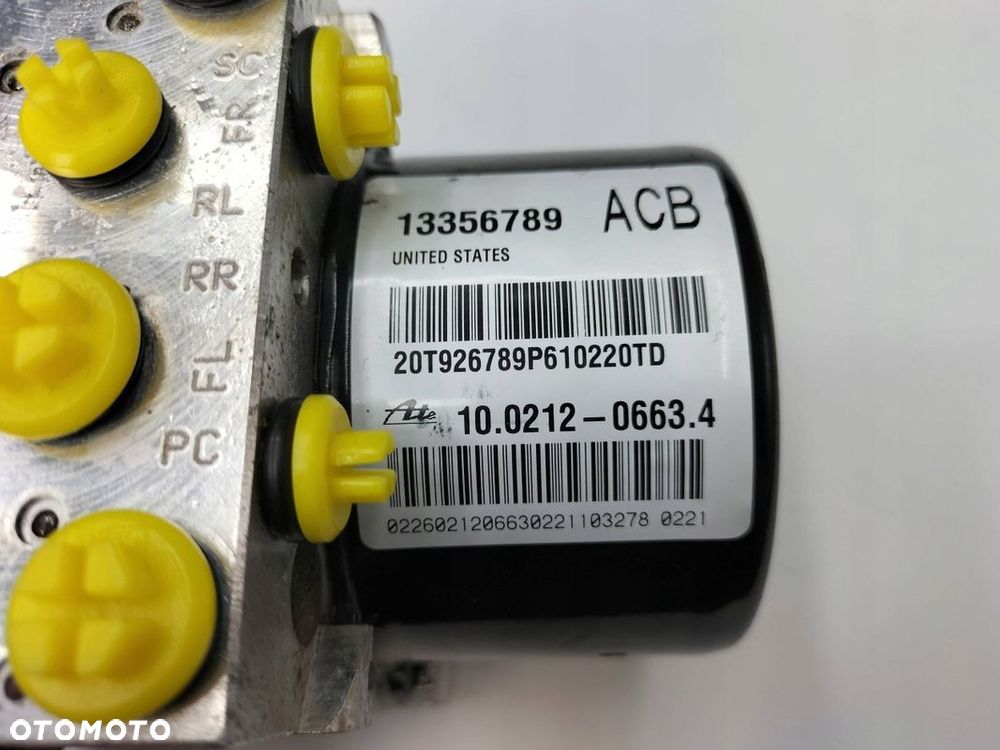 POMPA ABS ESP OPEL ASTRA J 13356789 10.0961-4522.3 10.0212-0663.4 ACB - 4