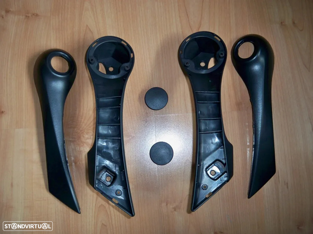 Puxadores pega de porta Renault Megane II  (cinza)    NOVO - 2