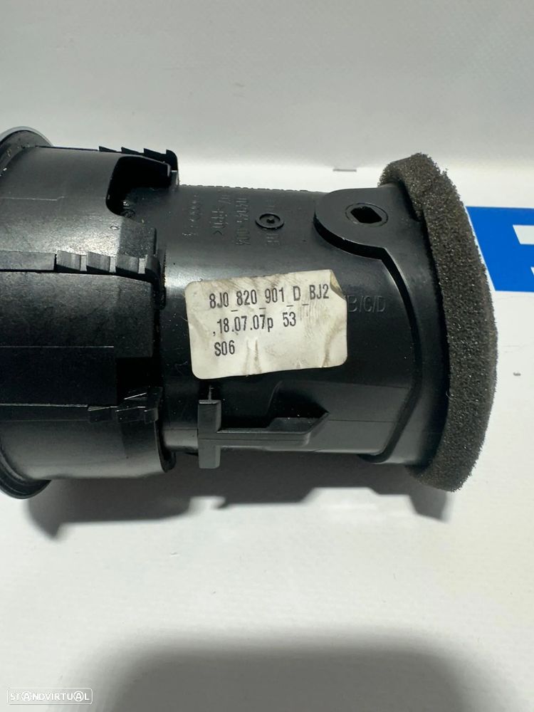 .Conduta Grelha Central Ar Condicionado Sofagem Original VW Audi TT 8J 8J0820901D 2006 - 2014 - 8