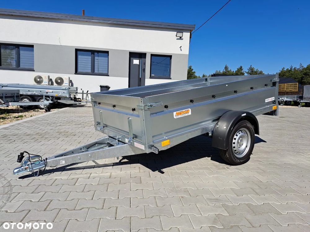 Neptun DOSTAWA Przyczepka 236x129x45cm DMC750kg SPAWANA RAMA, Resor 4-piórowy z amortyzatorem, WYSOKA BURTA - 8