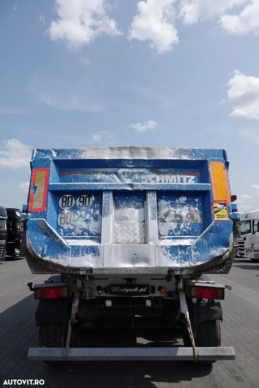 Schmitz Cargobull BASCULATOR SCHMITZ / 24 mc / JUGĂ DE OȚEL / AXĂ DE RIFAT / PRELAȚĂ AUTOMATĂ / CAMERA DE MARCHAR / IMPORTAT - 12