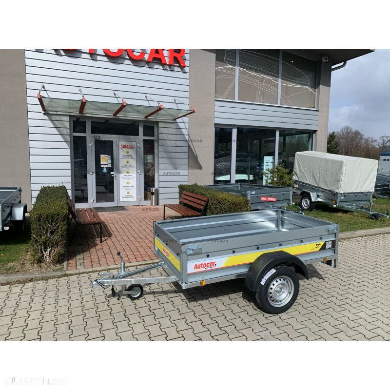 Autocar Remorca auto 210x112 fara sistem de franare cu o axa de 750kg - 1