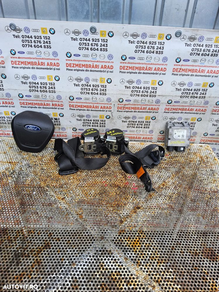 Kit airbag Ford Transit Custom centuri fata stanga dreapta airbag șofer modul airbag - 1