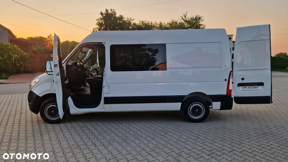 Renault MASTER L2H2 Klima Elektryka Tempomat Kamera Dubel Kabina Brygadówka 7os. Serwis - 11
