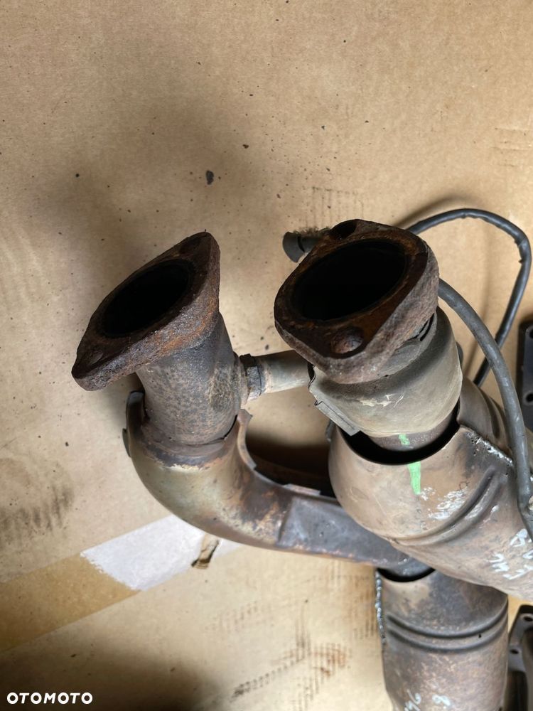 kolektor wydechowy katalizator bmw e46 2.0 2.3 2.8 i m52 tu komplet - 4