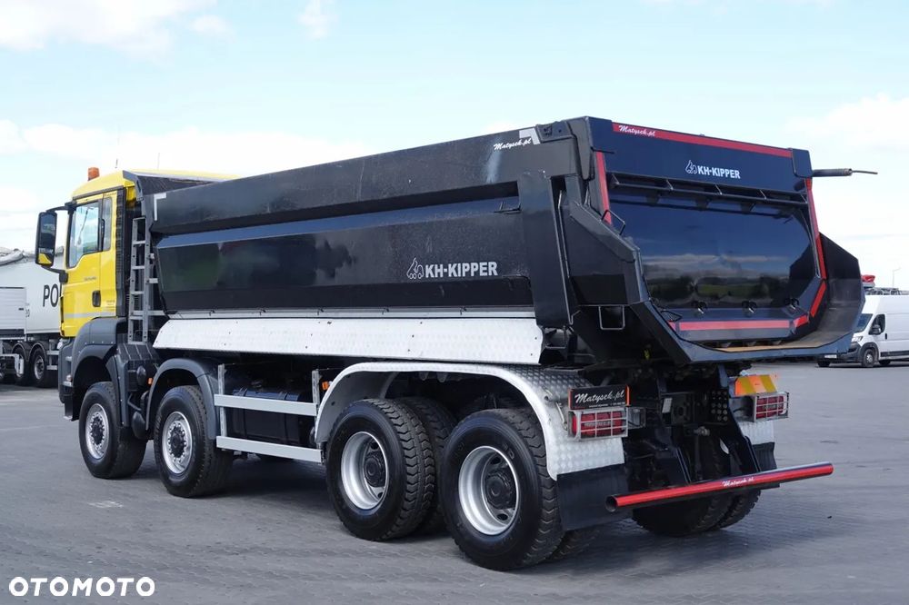 MAN TGS 41.460 / 8X8 / WYWROTKA TYLNOZSYPOWA / MANUAL / HARDOX / KH-KIPPER / 2017 ROK / - 13