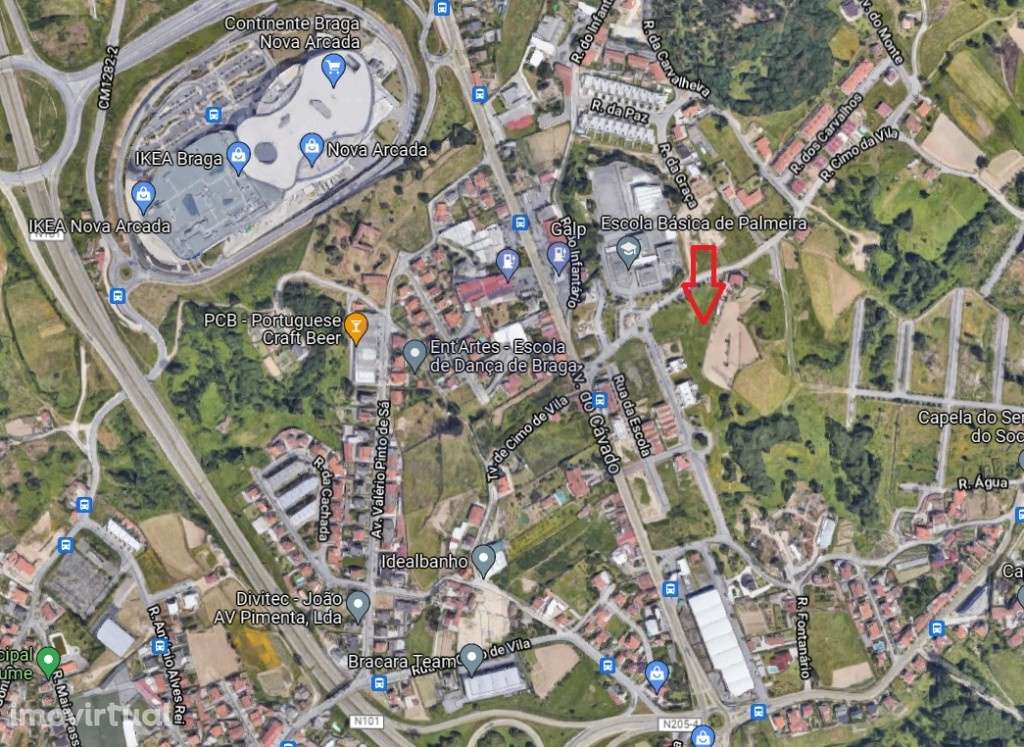 Lote com 1.142m2 para construção de edifício habitacional - Palmeira - Grande imagem: 3/22