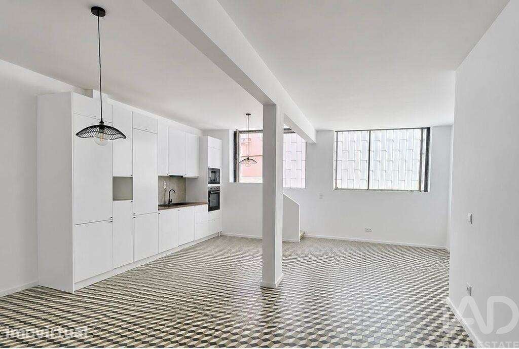 Ateliê T1 em Campo de Ourique de 54 m2 - Grande imagem: 4/10