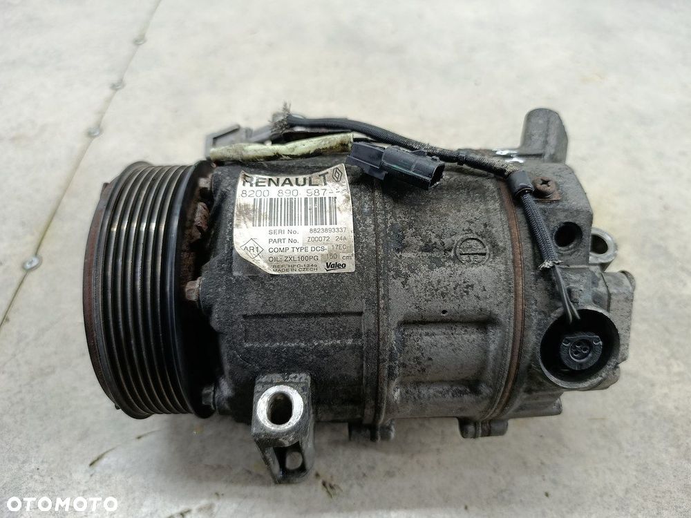 POMPA, SPRĘŻARKA KLIMATYZACJI RENAULT LAGUNA III 8200890987 VALEO 2.0 DCI - 1