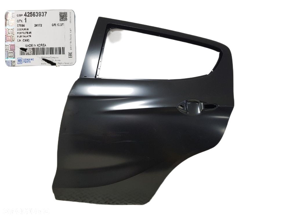 FABRYCZNIE NOWE ORYGINALNE DRZWI LEWE TYLNE LEWA TYŁ OPEL KARL 15-18 42563937 - 1
