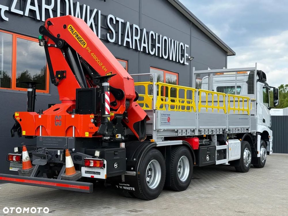 Mercedes-Benz Arocs Actros 3236 // E6 // 8x4 // Palfinger PK48002 z radiem // energetyka budowlanka skrzynia kran crane żuraw dzwig - 6