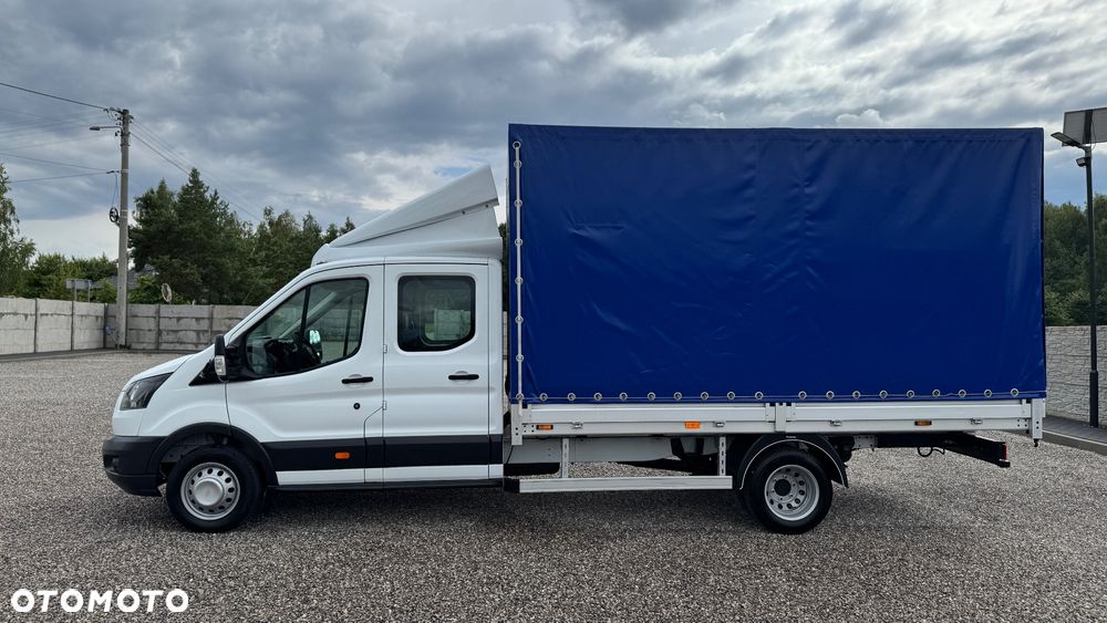 Ford TRANSIT Salon Polska, DOKA 7 Osobowy, Plandeka 8EP, Super Stan! koła bliźniacze. - 10