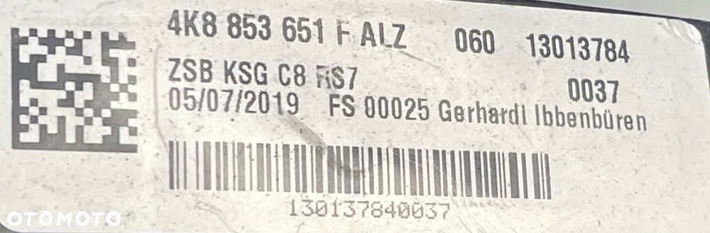 : AUDI RS6 RS7 C8 4K8 19- ATRAPA GRILL 4K8853651F - 7