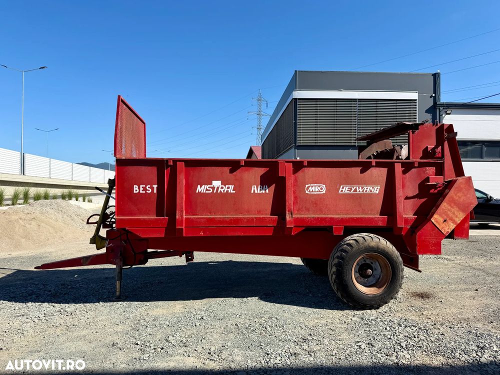 Alta Remorca MIG de imprastiat Gunoi/Balegar 8.8T - 2
