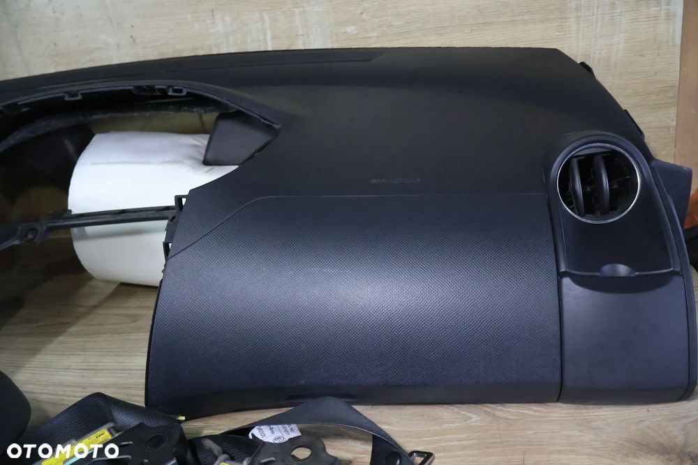 TOYOTA YARIS II LIFT 09-11 DESKA ROZDZIELCZA KONSOLA PASY AIRBAG KOMPLET EUROPA - 5