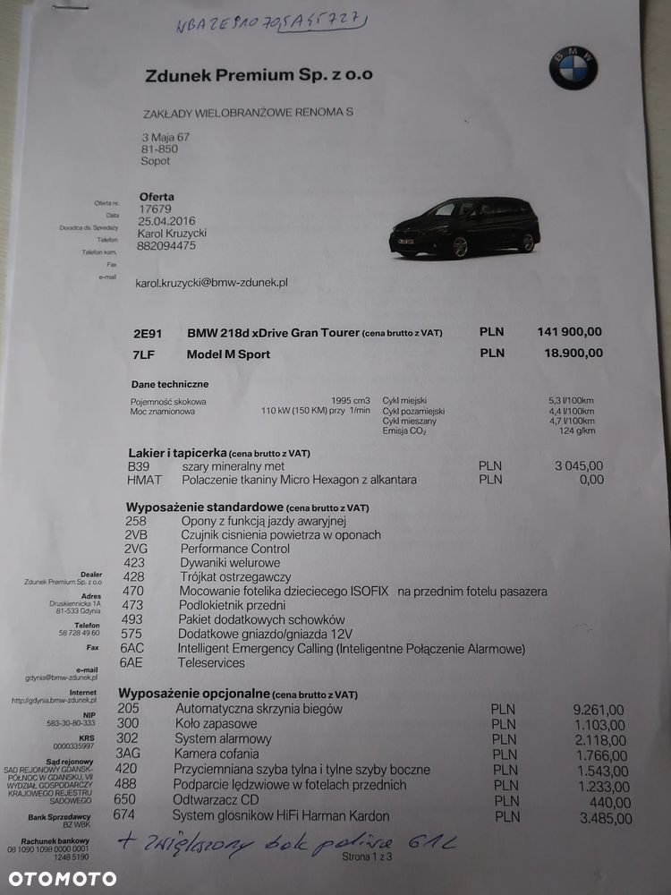 BMW Seria 2 218d GT xDrive M Sport - 26