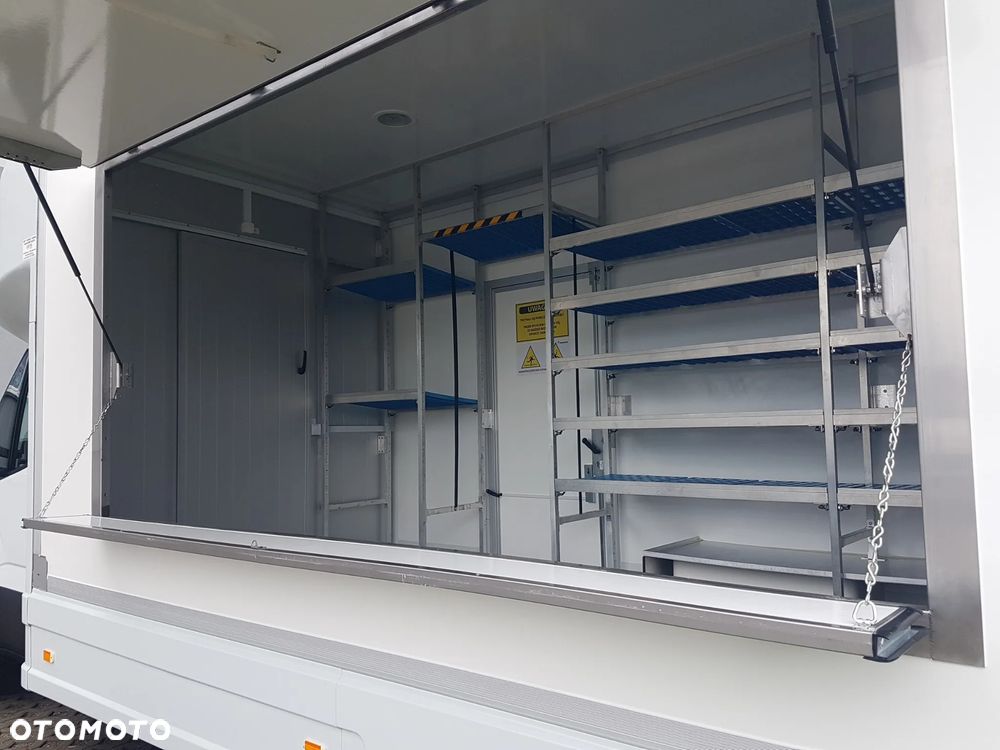 Iveco DAILY SKLEP FOODTRUCK BAR KONTENER NISKOPODŁOGOWY 4,44x2,23x2,42 KLIMA 35S14 DMC 3500KG - 6