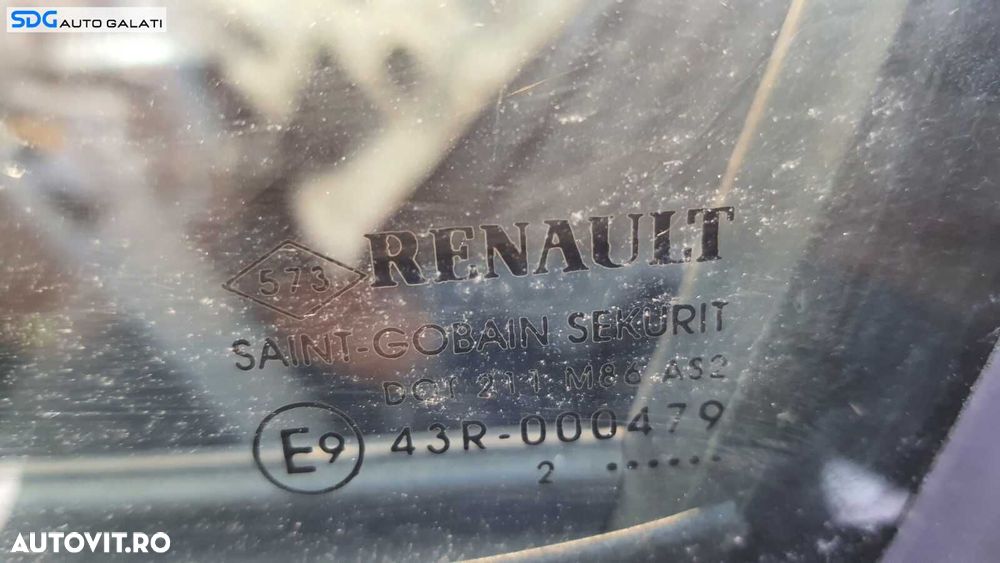 Geam Sticla de pe Usa Portiera Stanga Fata Renault Megane 3 Grandtour 2008 - 2015 [C1665] - 2