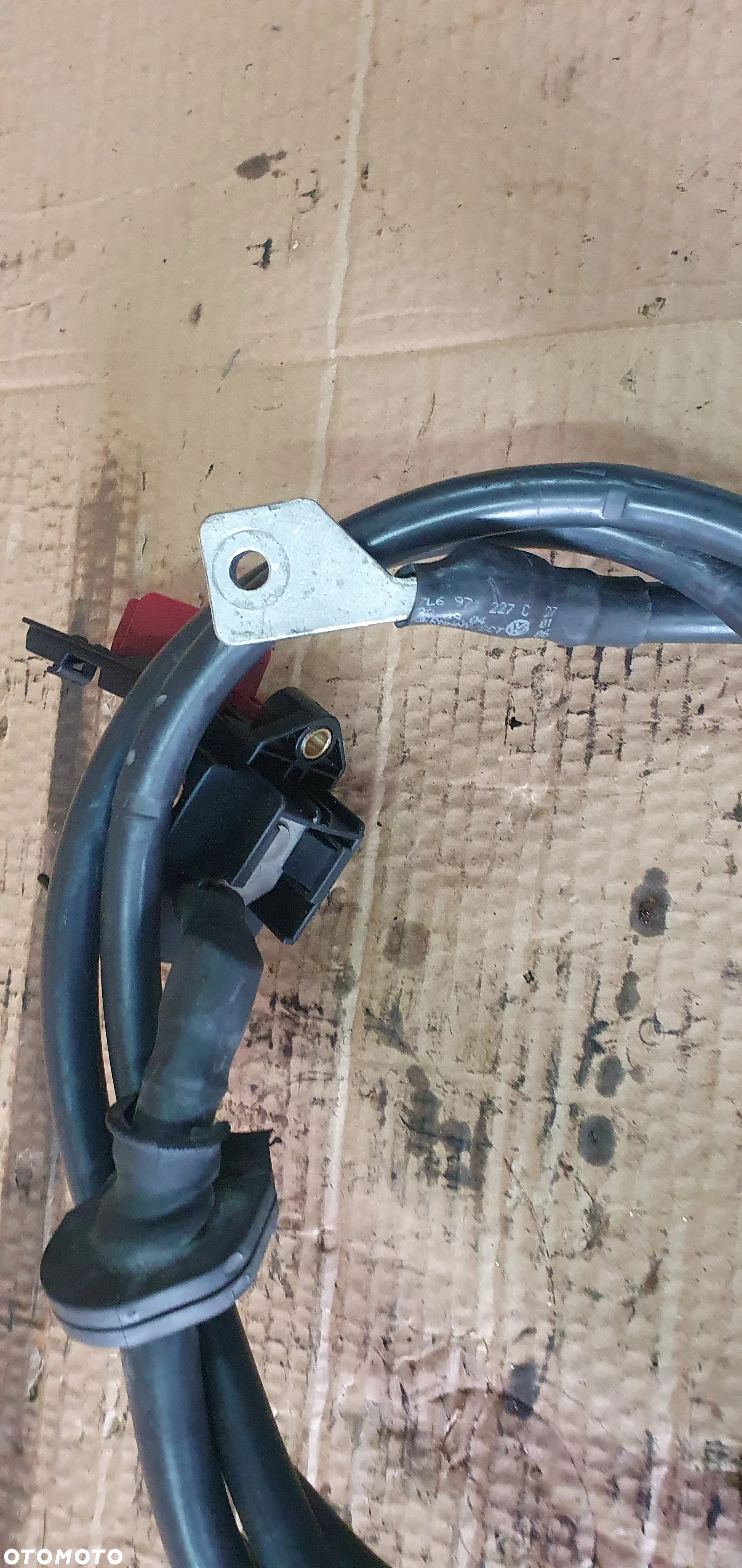 Klema plusowa kabel przewód VW Touareg 7L0937401B 7L6971227C - 3