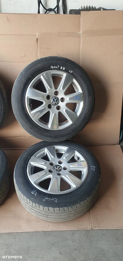 Alufelgi z oponami alusy felgi aluminiowe 5x112 7J ET45 215/55 R16 VW Passat B6 3C0601025AE - 3