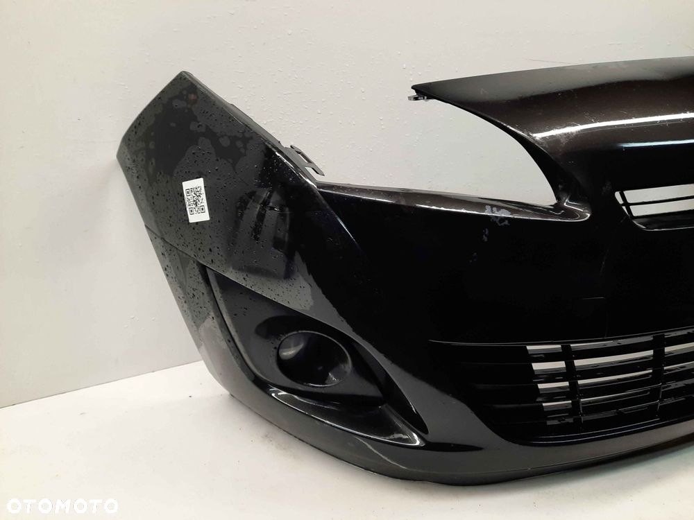 ^ ZDERZAK PRZÓD PRZEDNI DO RENAULT GRAND SCENIC III 3 NV676 CZARNY HALOGENY - 6