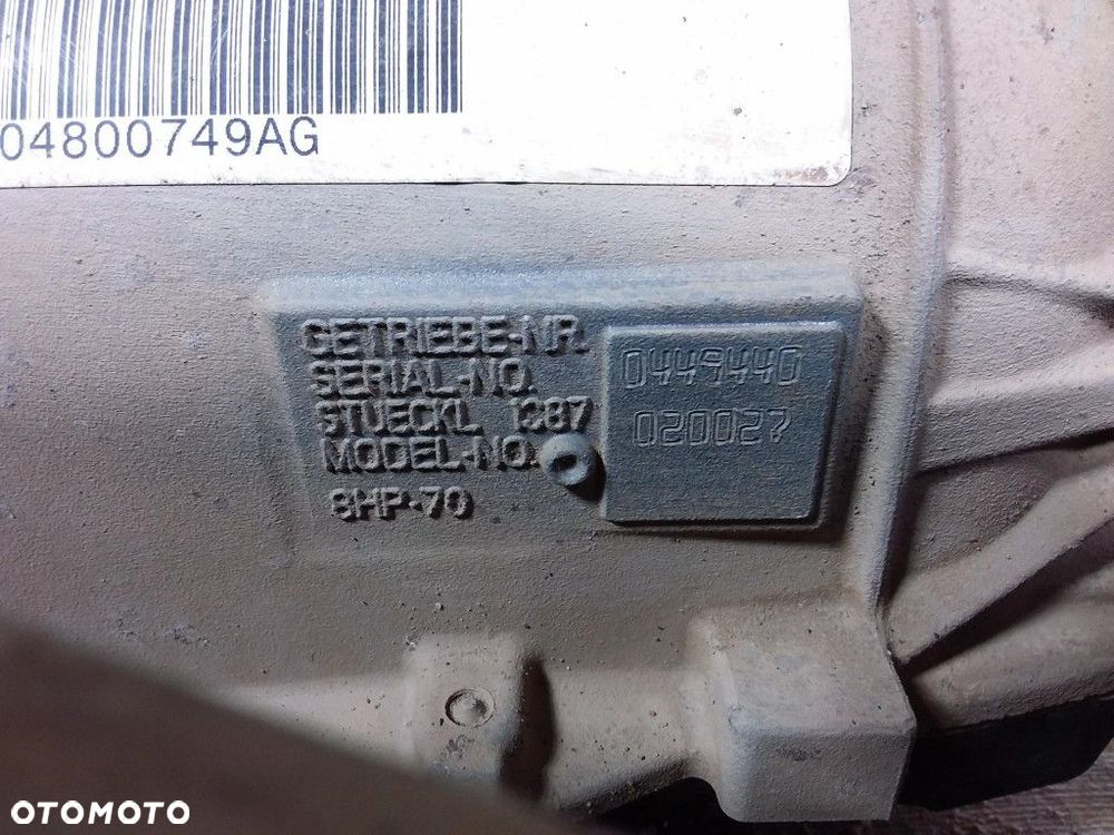 GRAND CHEROKEE WK2 3.0 CRD SKRZYNIA BIEGÓW 8HP-70 - 7