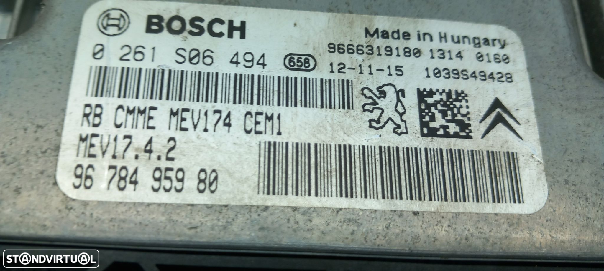 Centralina motor / ECU CITROËN DS3 - 4