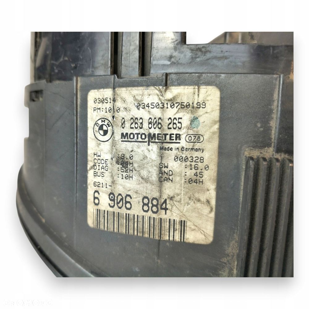 LICZNIK ZEGARY 6906884 BMW E46 2.0 D Diesel 313 848km europa - 2