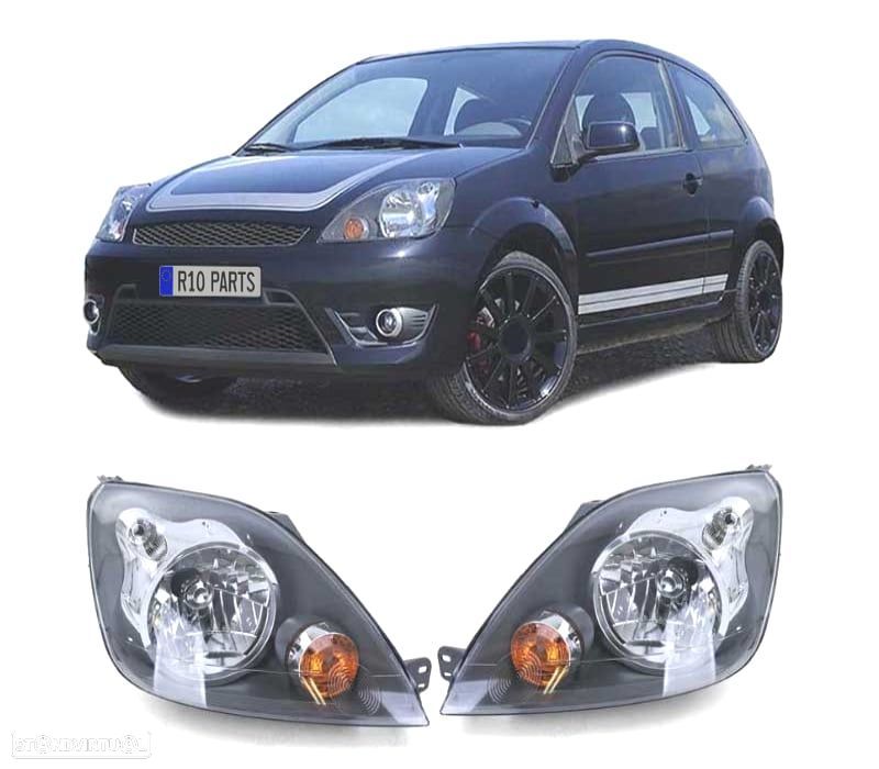 FARÓIS OPTICAS FORD FIESTA MK5 05-08 - 1