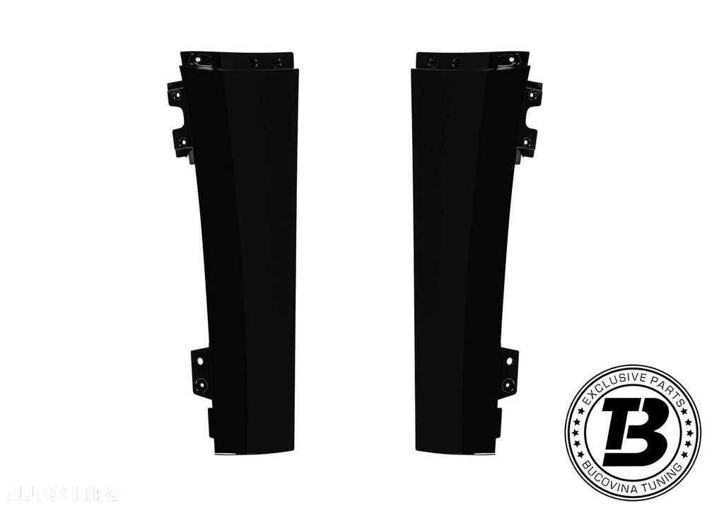 Difuzor Bara Spate cu Ornamente compatibil cu Mercedes C Class W206 C63 Design - 12