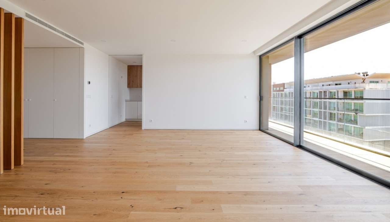 Apartamento T3 com varandas e vistas desafogadas em Aveiro - Grande imagem: 5/22