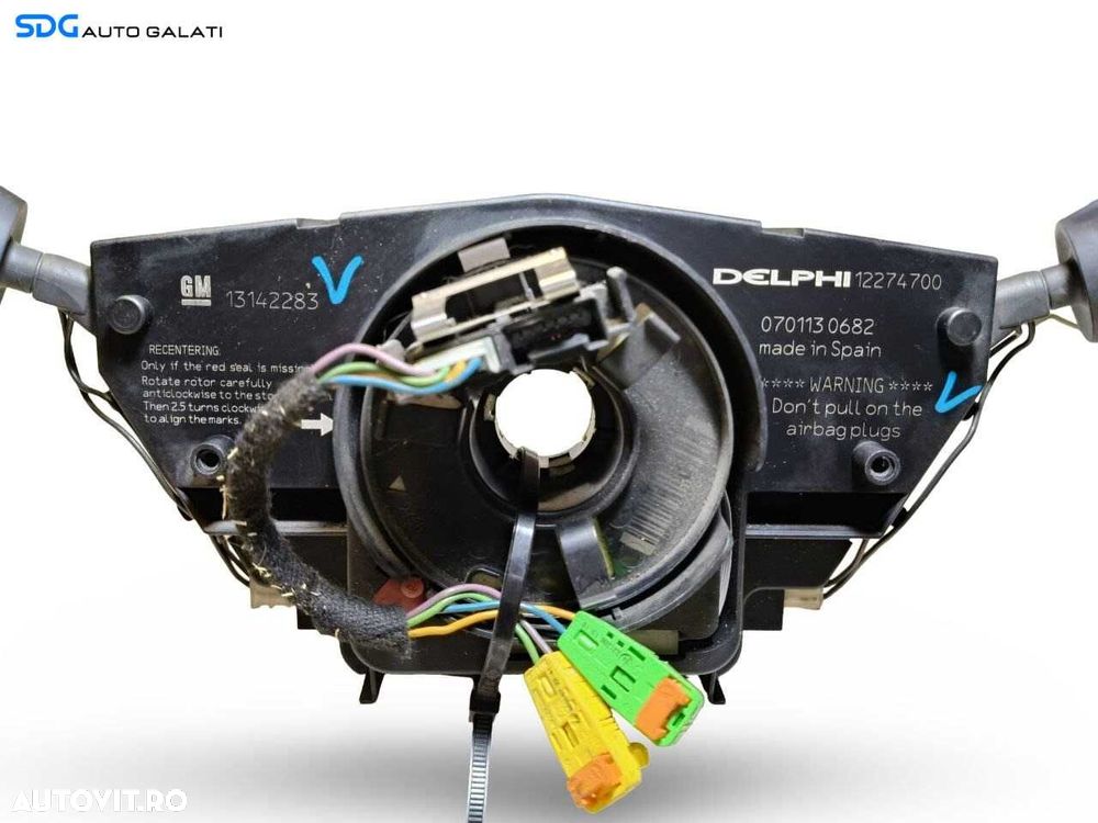 CIM Spira Spirala Panglica Maneta Manete Tempomat Semnalizare Stergatoare Opel Corsa D 2006 - 2014 Cod 13142283 12274700 [LS0499] - 4