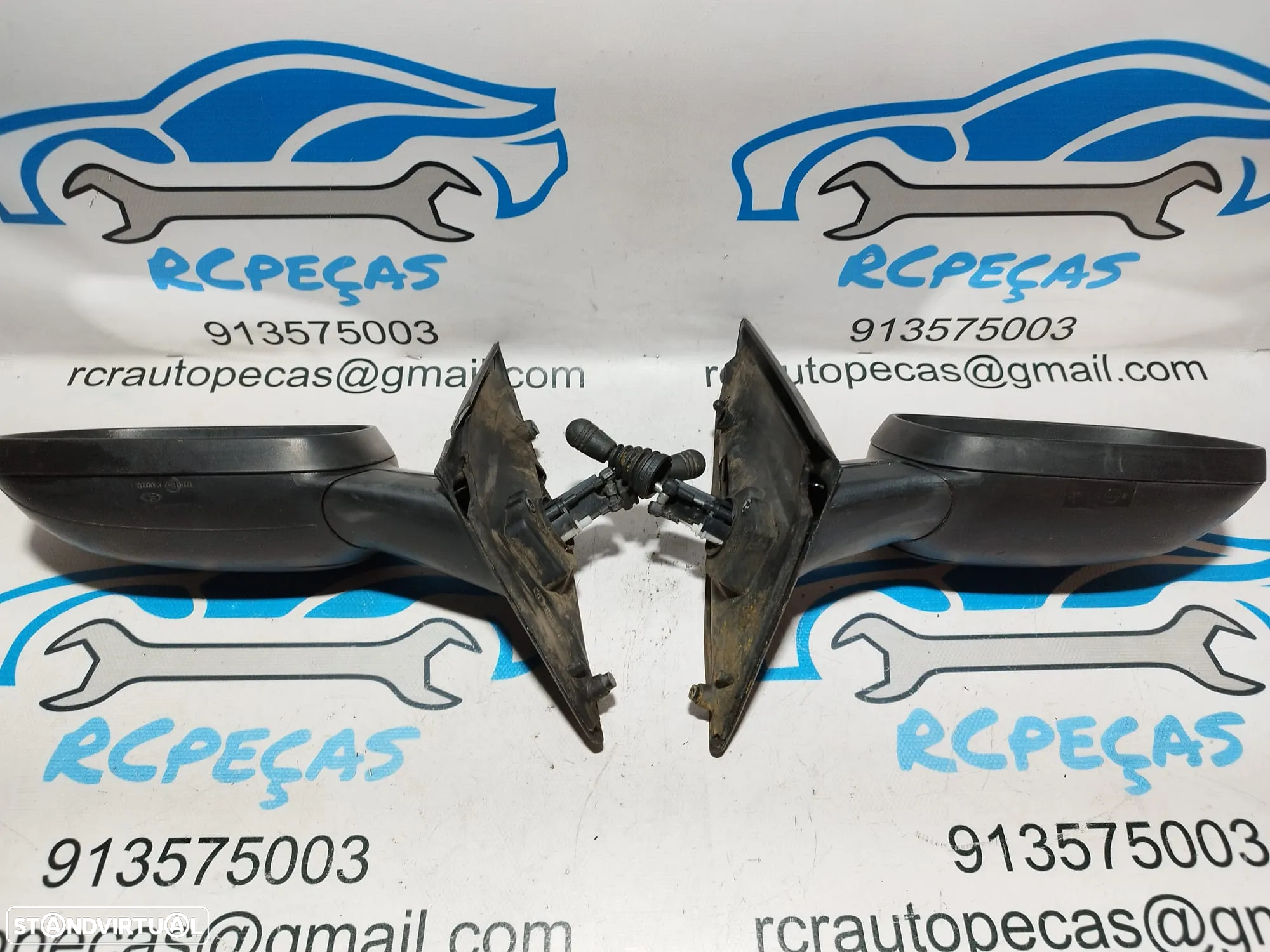 ESPELHO RETROVISOR ESQUERDO DIREITO OPEL COMBO C 24420988 24420982 CORSA C MANUAL ESPELHOS RETROVISORES - 7