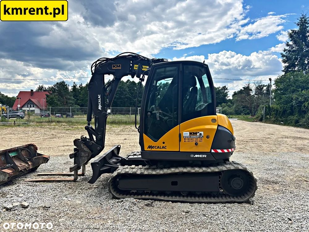 Mecalac 8 MCR MINI-KOPARKA 2012R. | MECALAC 6 MCR, JCB 8065 8080 8085 85 Z VOLVO ECR 88, CAT 308, 307 , BOBCAT 80 KOMATSU PC 88 - 23