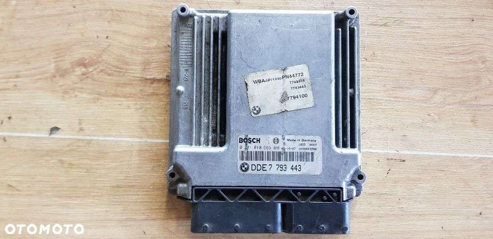 BMW E46 2.0 D STEROWNIK SILNIKA 0281010565 - 1