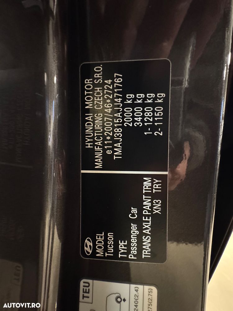 Hyundai Tucson blue 1.7 CRDi 2WD Style - 26