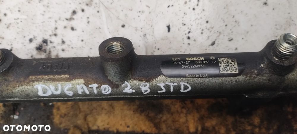 iveco daily FIAT DUCATO JUMPER BOXER 2,8HDI 2,8JTD listwa wtryskowa 0445224009 - 3