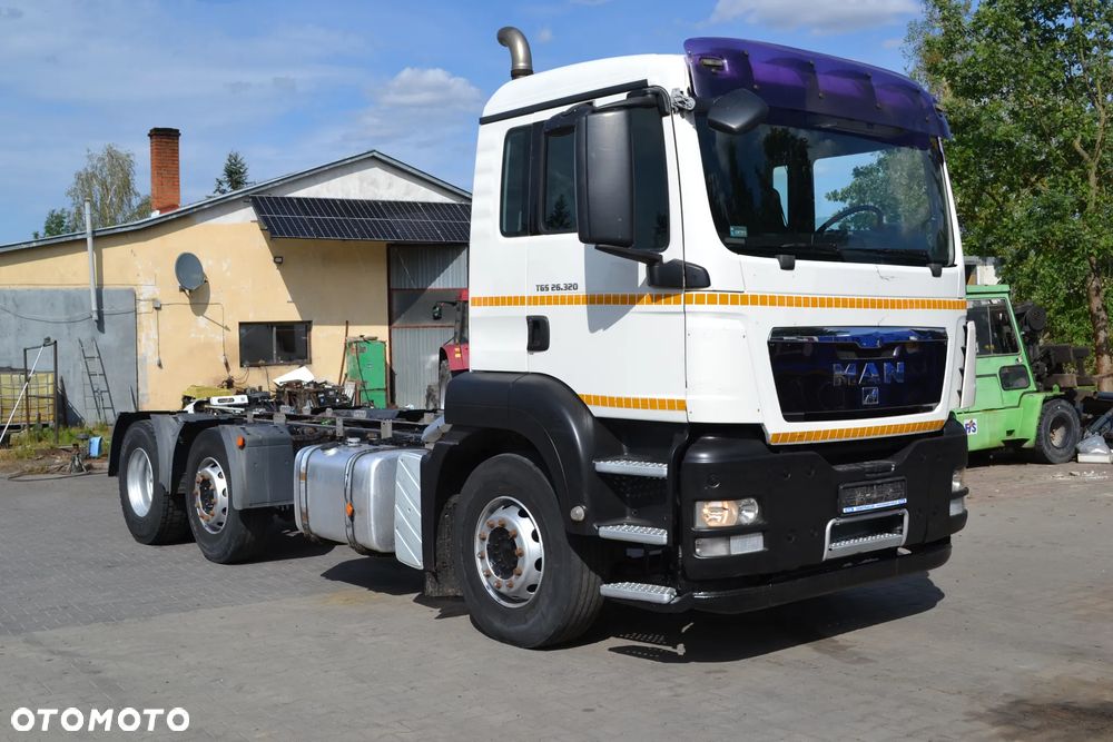 MAN TGS 26.320 DRUGA OŚ SKRĘTNA RAMA dł. 5.40m MANUALNA SKRZYNIA BIEGÓW - 2